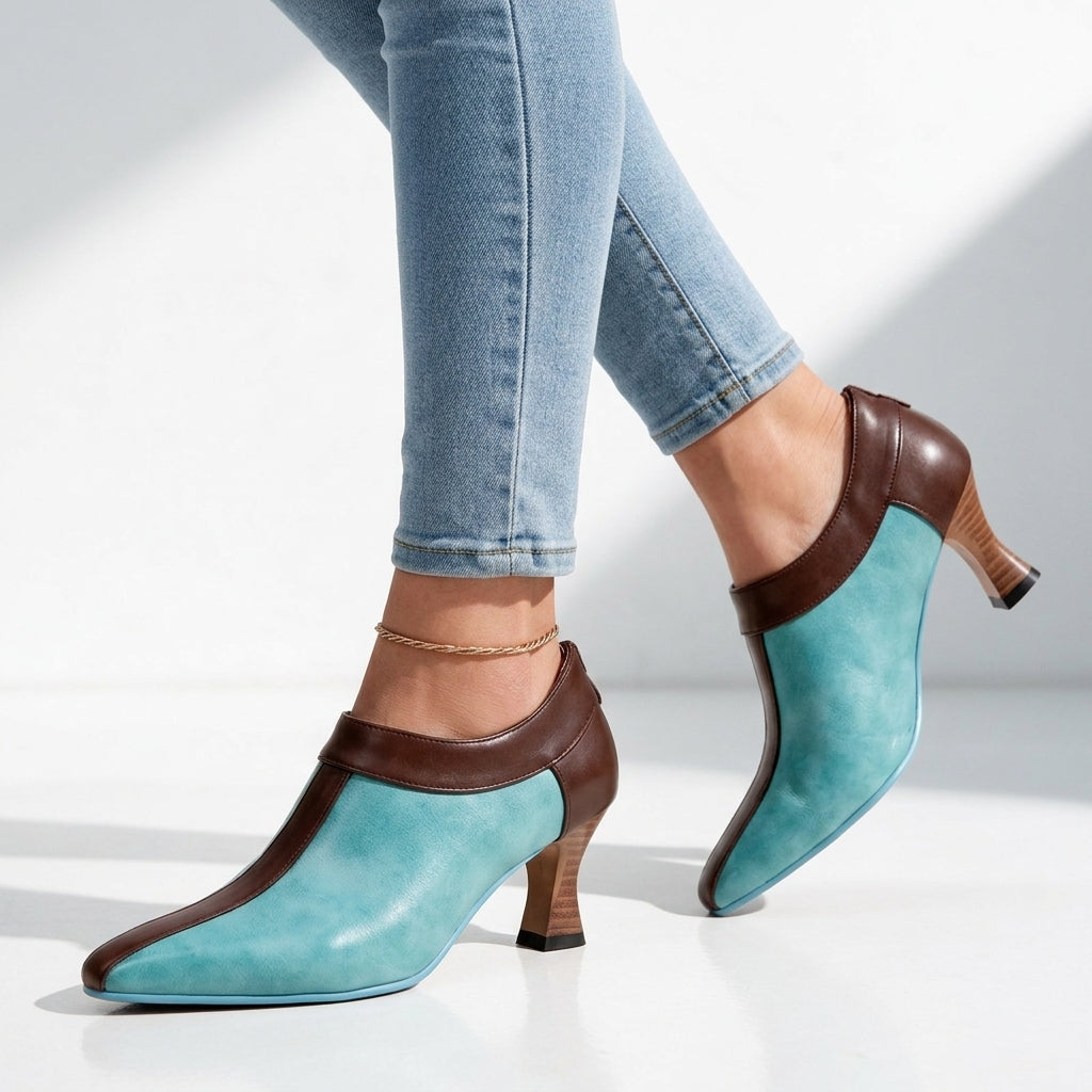 Zapato de salón bicolor Harriet