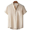 Camiseta de Lino Henley Kai