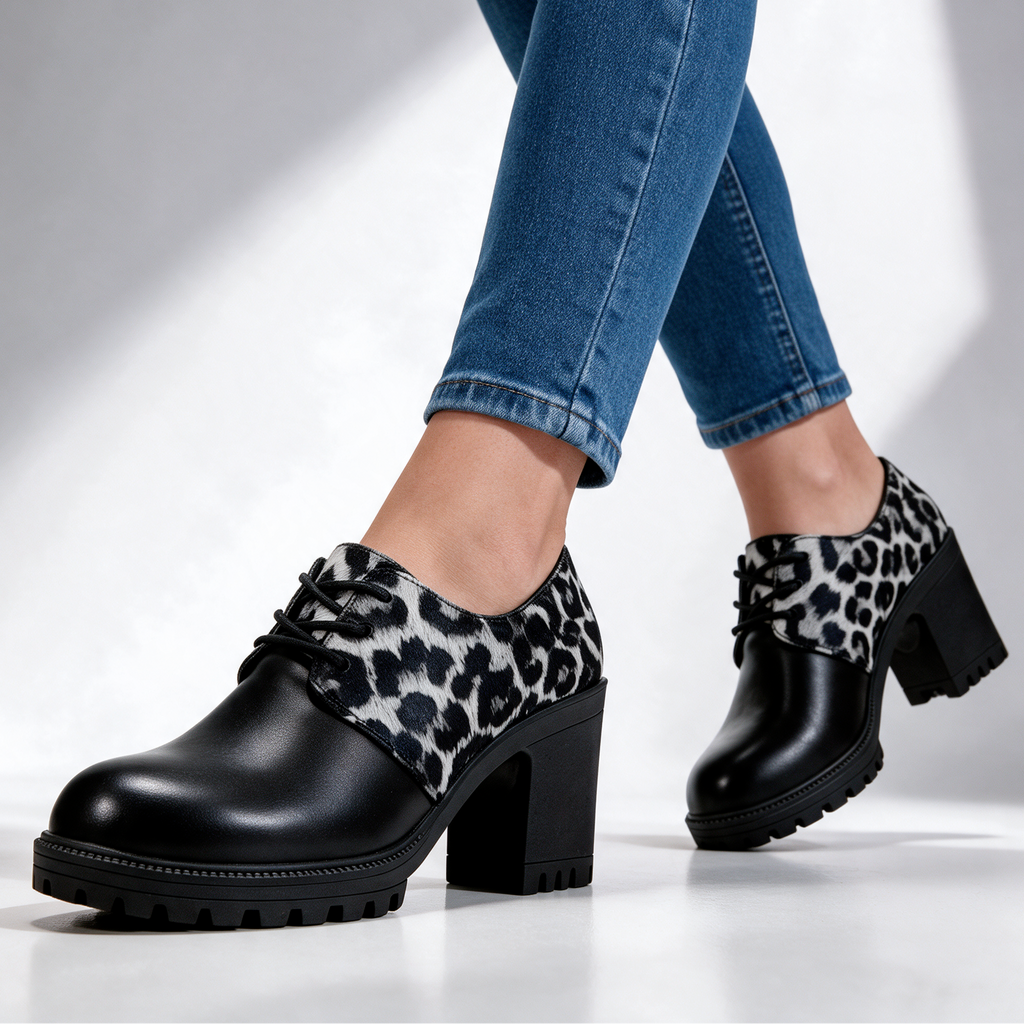 Oxfords de tacón Savannah