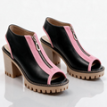 Tacones Chelsea Lake con cremallera
