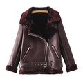 Chaqueta de cuero Mesha