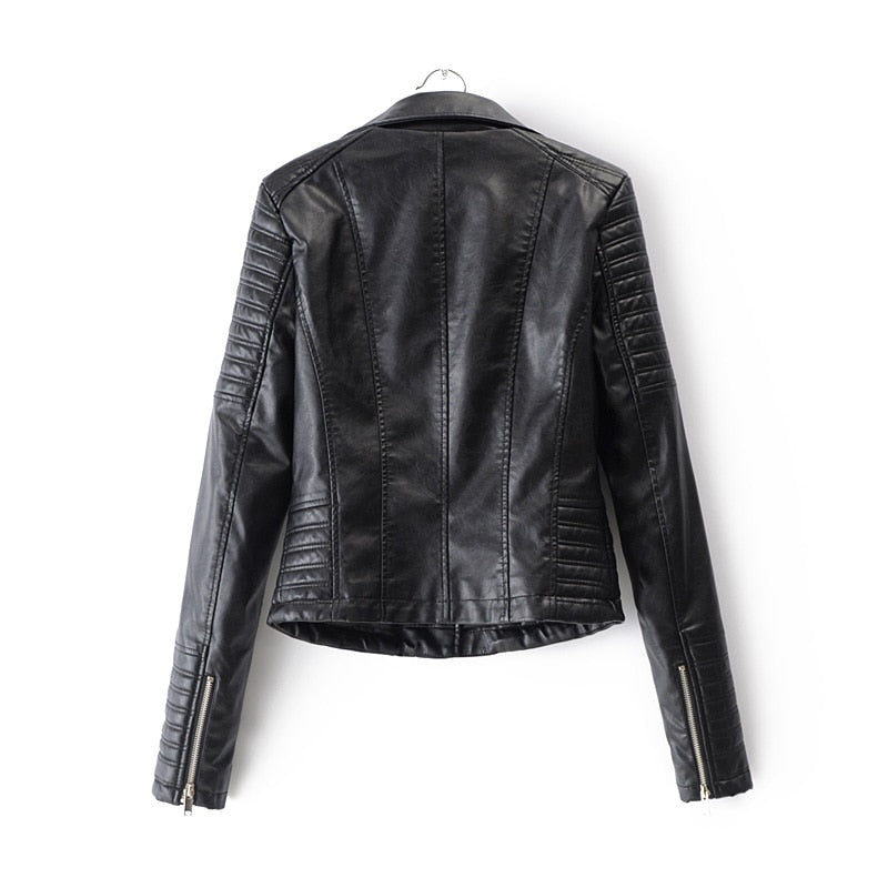 Chaqueta biker de cuero Daniella