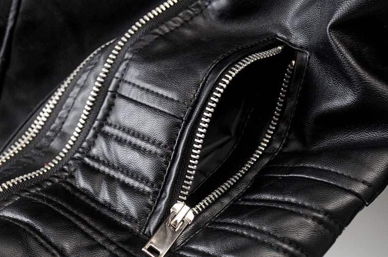 Chaqueta biker de cuero Daniella