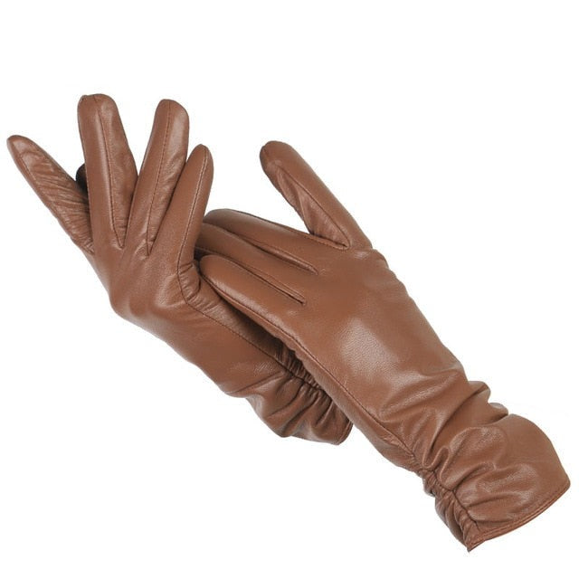Guantes de cuero Trinity para mujer