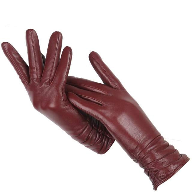 Guantes de cuero Trinity para mujer