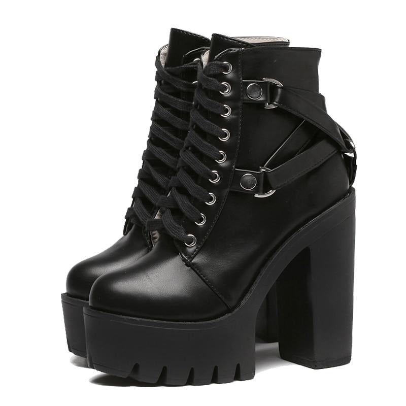 Botas de tacón alto