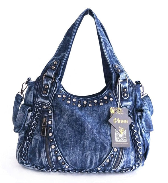 Bolso de mano de mezclilla Taboo