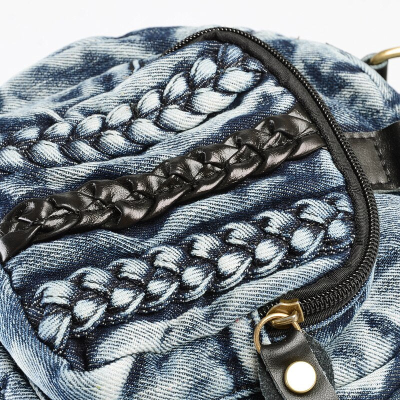 Bolso de hombro de mezclilla suave
