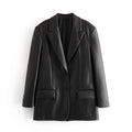 Blazer de cuero Jasmine