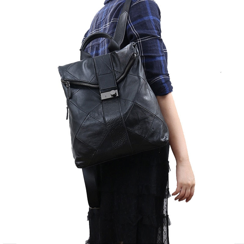 Mochila de cuero Ava