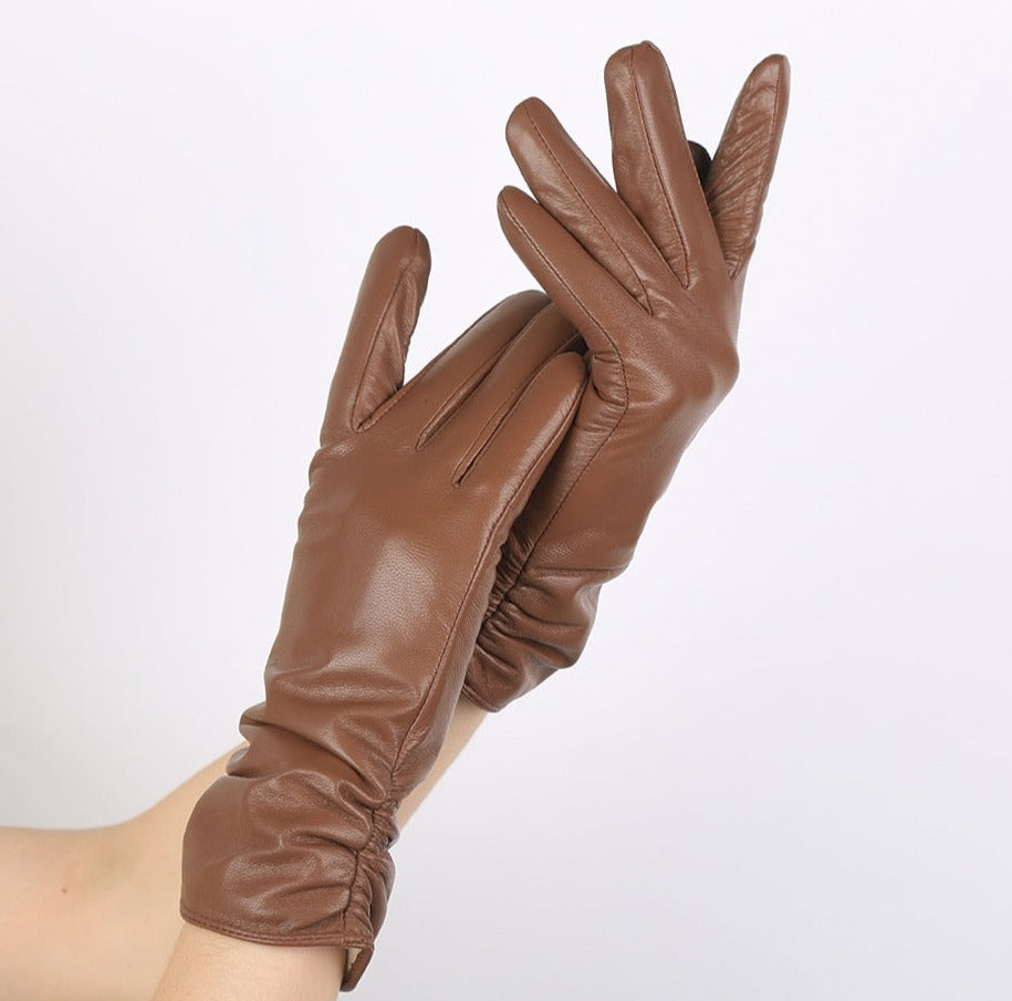 Guantes de cuero Trinity para mujer