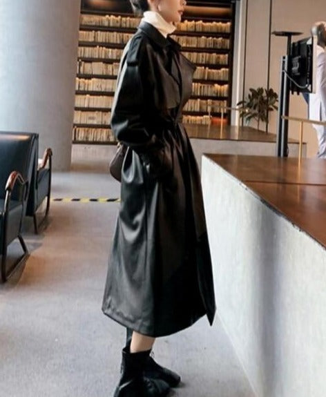 Trench de cuero Ciara