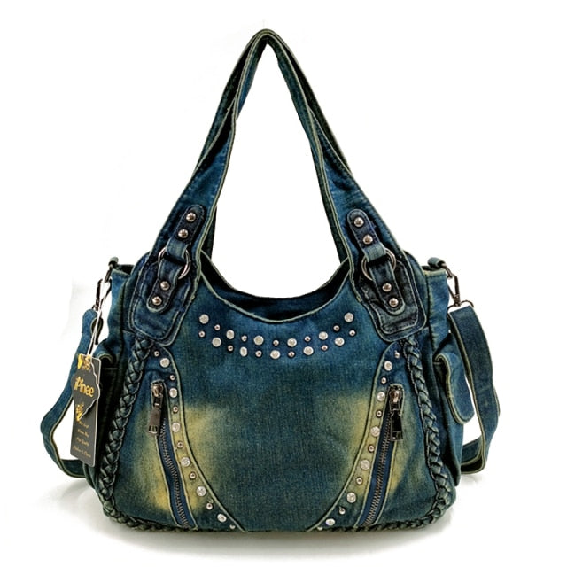 Bolso de mano de mezclilla Taboo