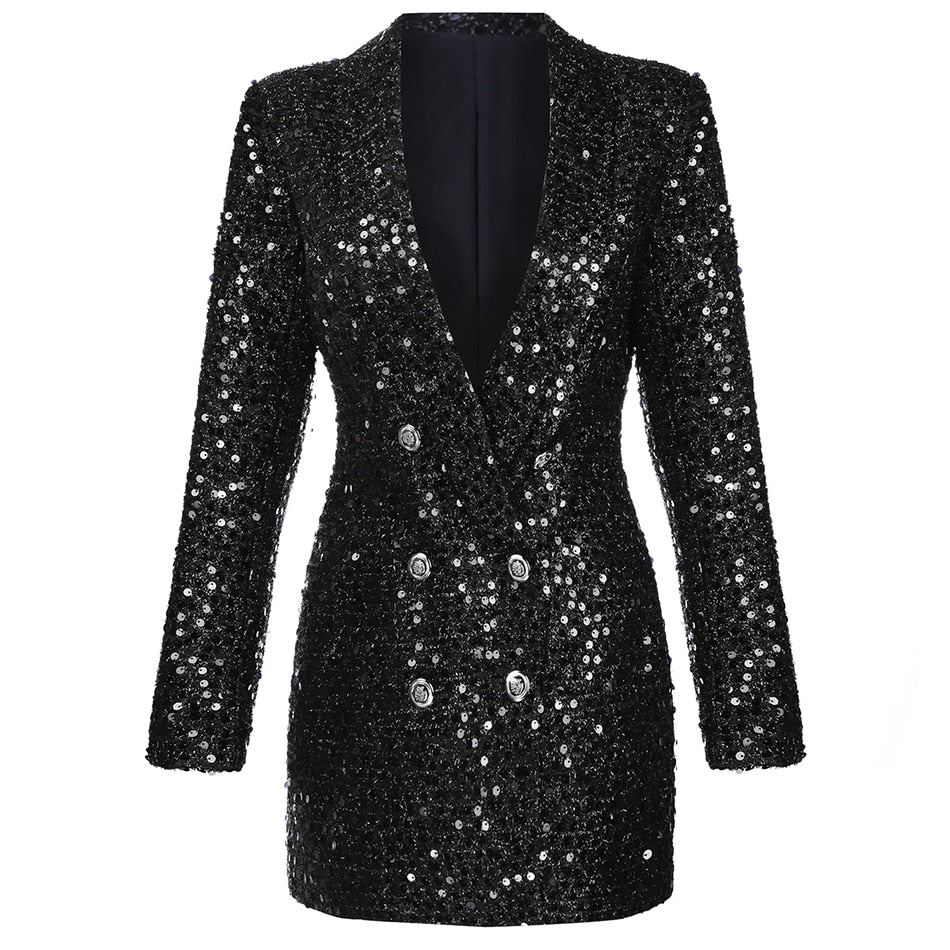 Blazer de purpurina Colette