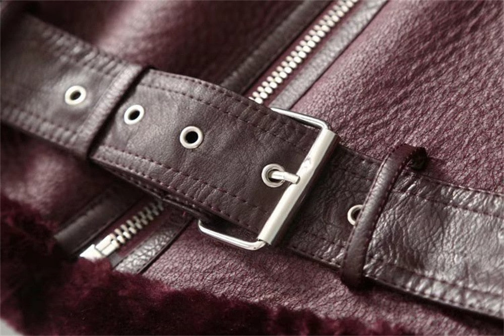 Chaqueta de cuero Emani