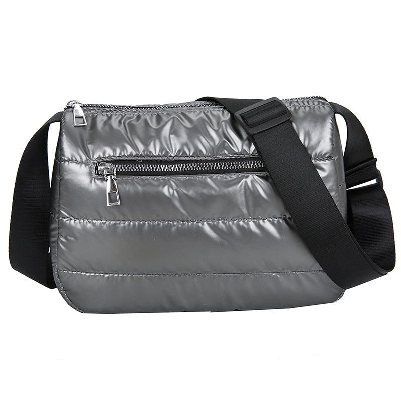 Bolso de hombro acolchado Paige