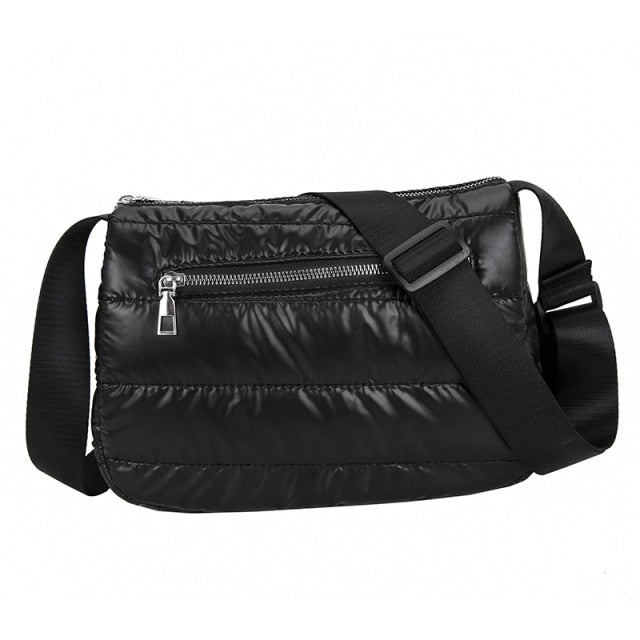 Bolso de hombro acolchado Paige