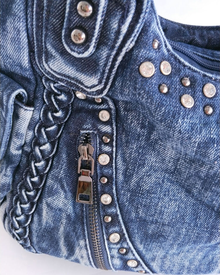Bolso de mano de mezclilla Taboo